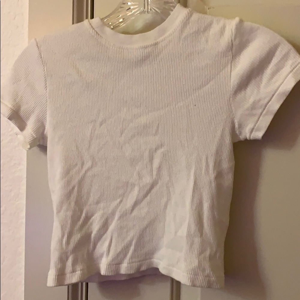 white brandy melville tee